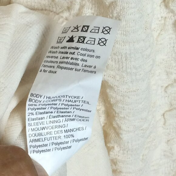 River Island Women's Beige Fit & Flare Baby Doll Cut Out Back Dress Size 6 US Ne - Picture 9 of 15